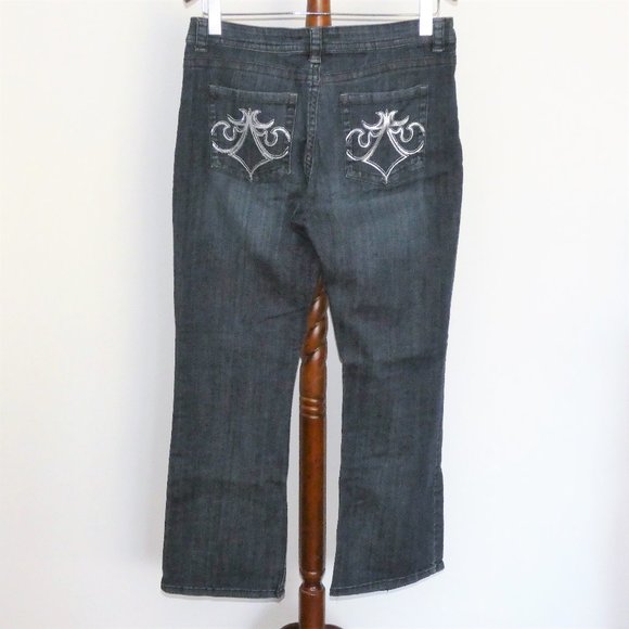Lee Slender Secret Bootcut Denim Jeans Lower on Waist - Picture 8 of 8